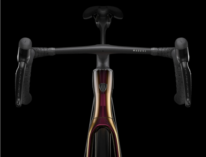 Trek Madone SLR 9 Di2 Gen 7 Carbon Road Bike 2024 in Axinite Flip/Trek Black-3